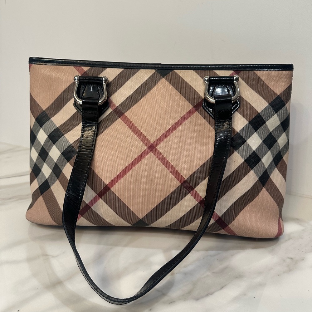 Burberry Nova Check Tote - Picture 2 of 8